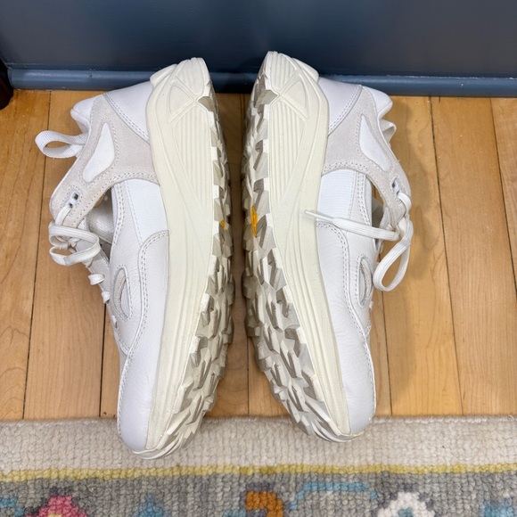 Brandblack Aura Sneaker men’s 10 off white Vibram Sole leather old man chunky - Picture 2 of 9